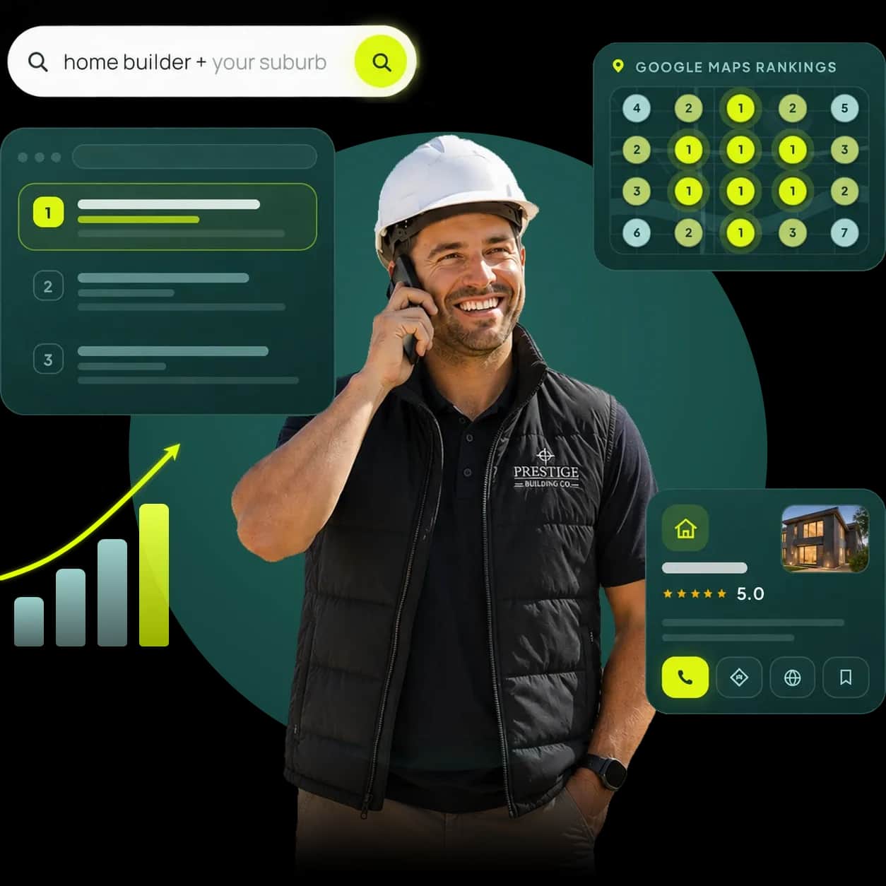 Local tradie ranked #1 in local Google search results
