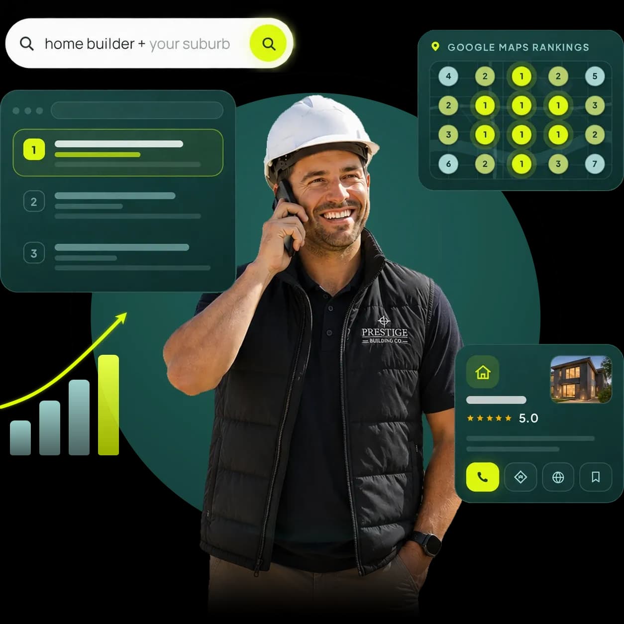 Local tradie ranked #1 in local Google search results
